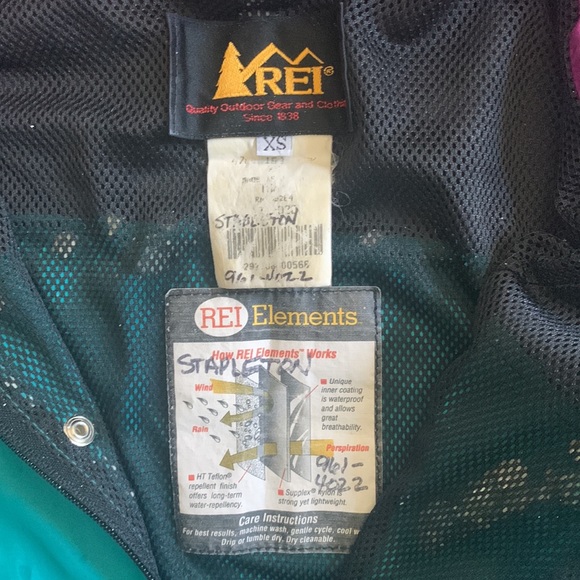 Vintage REI “Elements” Half Zip Windbreaker - Men’s Listing - Picture 4 of 9